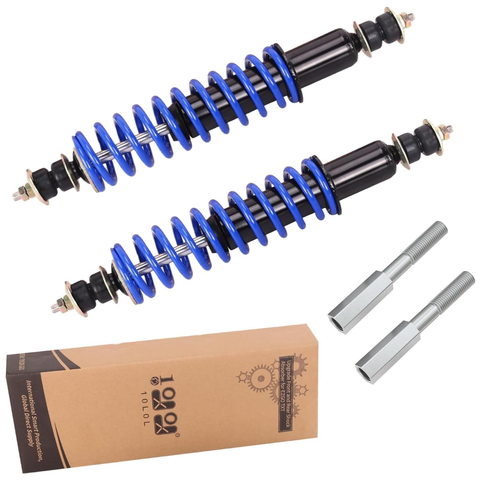 Amazon.com : 10L0L Golf Cart Front Rear Shock Absorber Set